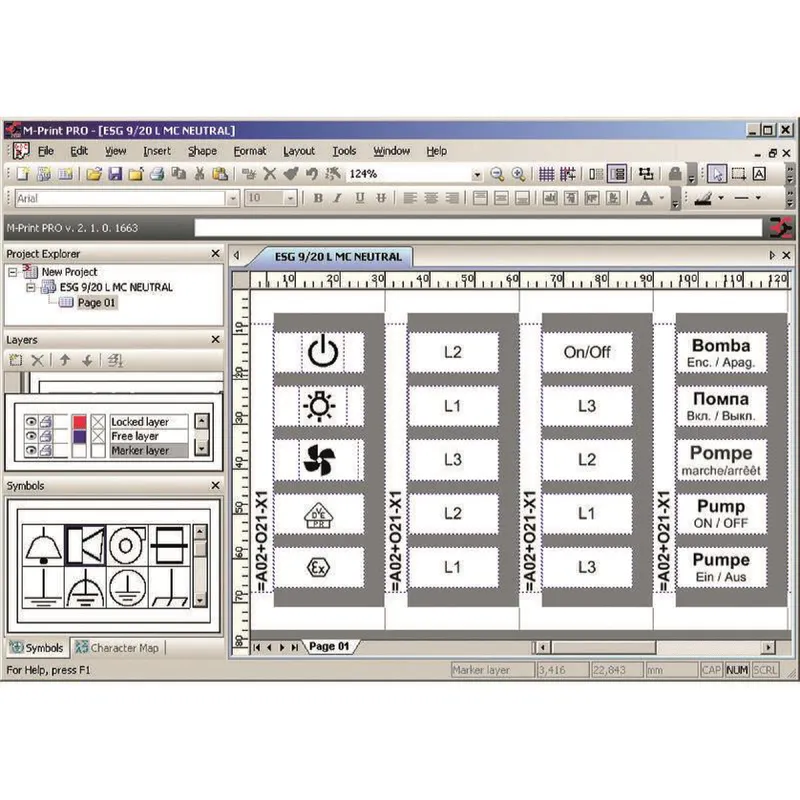 Weidmüller Software f. Markierungen M-PRINT PRO 1905490000