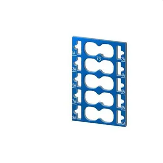 Siemens Schild ET 200SP 10xblau 6ES7193-6CP73-2AA0