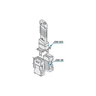ABB Stotz-Kontakt Wandhalterung JSM 5B 2TLA040005R0700