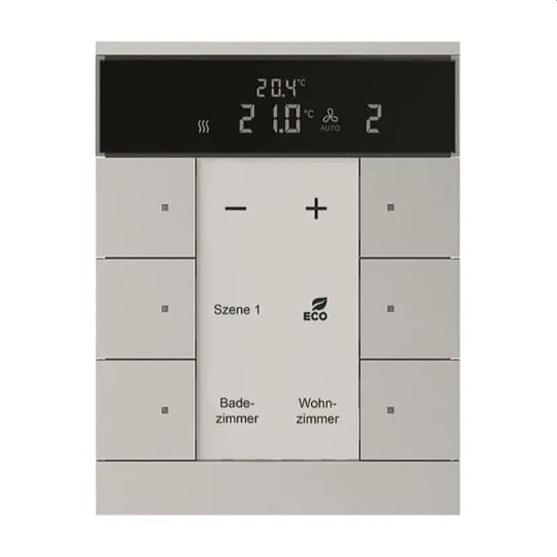 Busch-Jaeger Raumtemperaturregler SBR/U6.0.11-83 HVAC 6-f.alusil.