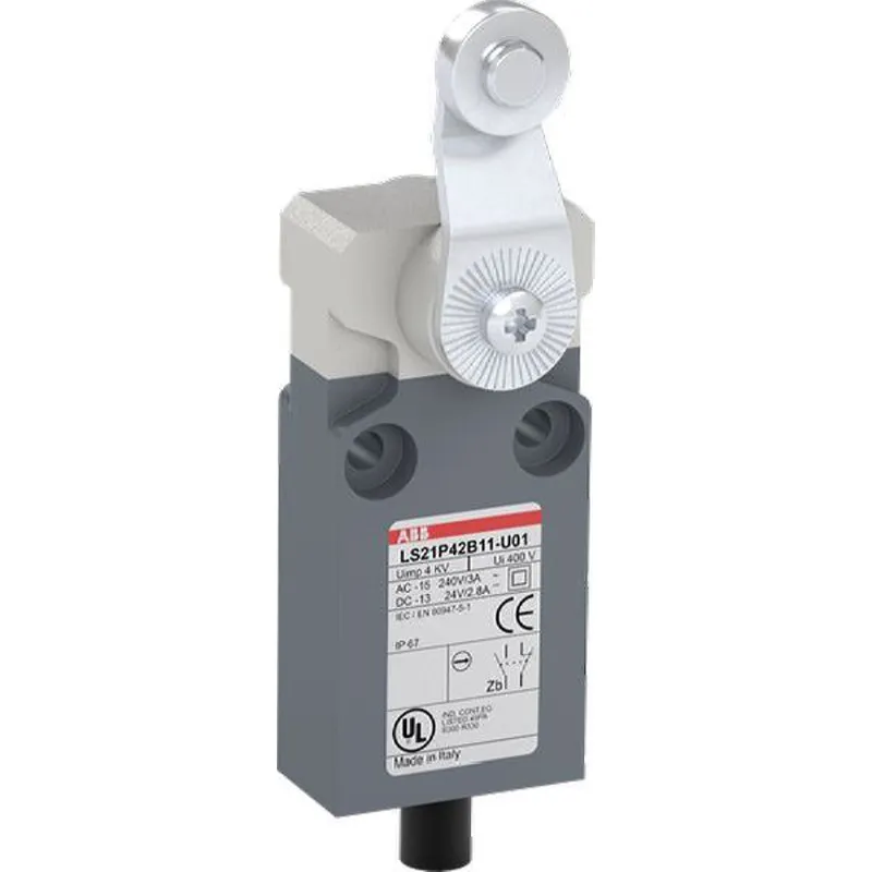 ABB Stotz-Kontakt Kompakt-Positionsschalter LS21P42B11-U01 grau IP67 1SBV016042R3801