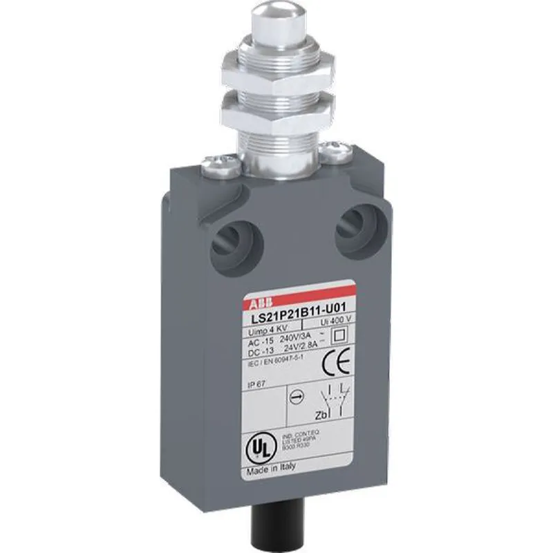 ABB Stotz-Kontakt Kompakt-Positionsschalter LS21P21B11-U01 grau IP67 1SBV016021R3801