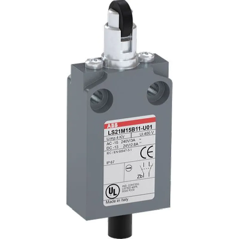 ABB Stotz-Kontakt Kompakt-Positionsschalter LS21M15B11-U01 IP67 1SBV015615R2601