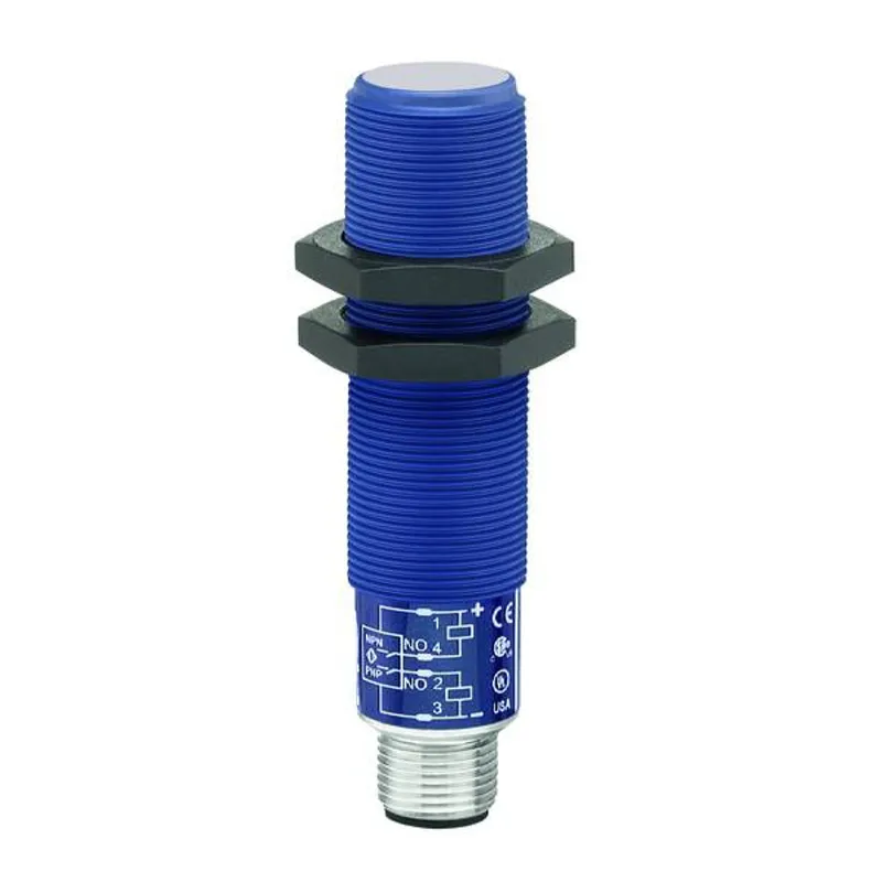Schneider Electric Ultraschall-Sensor zylindrisch M18 Sn 0,15mm NO M12-Verb.