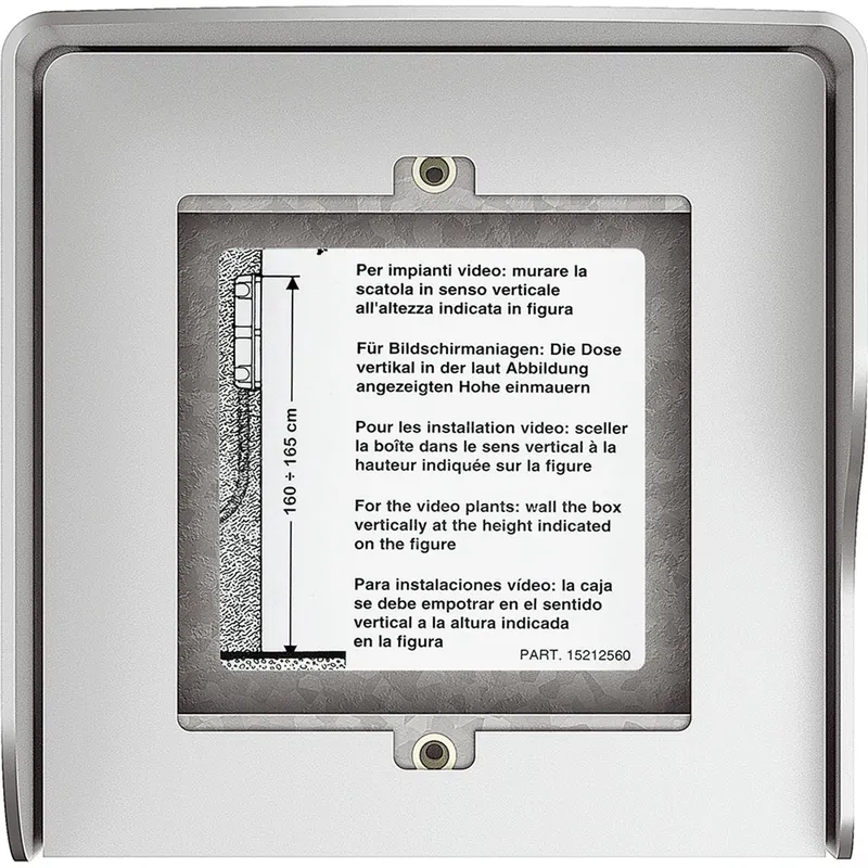 Bticino AP-Kasten 350611 1 Modul ALLMETAL