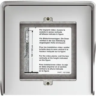 Bticino AP-Kasten 350611 1 Modul ALLMETAL