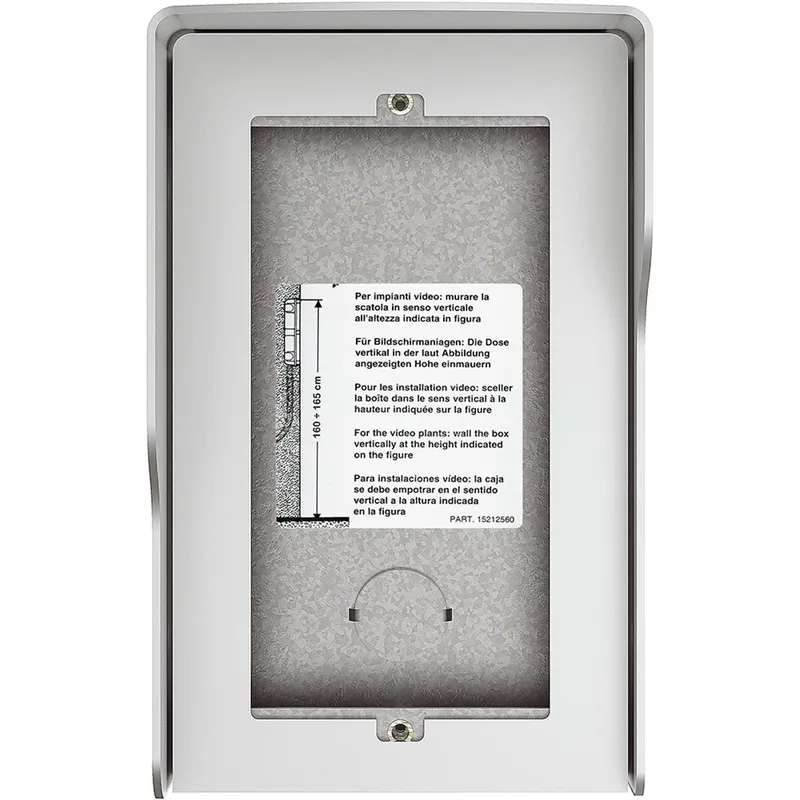 Bticino AP-Kasten 350621 2 Module ALLMETAL