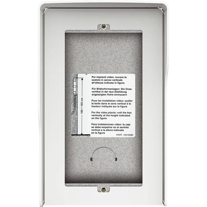 Bticino AP-Kasten 350622 2 Module ALLWHITE