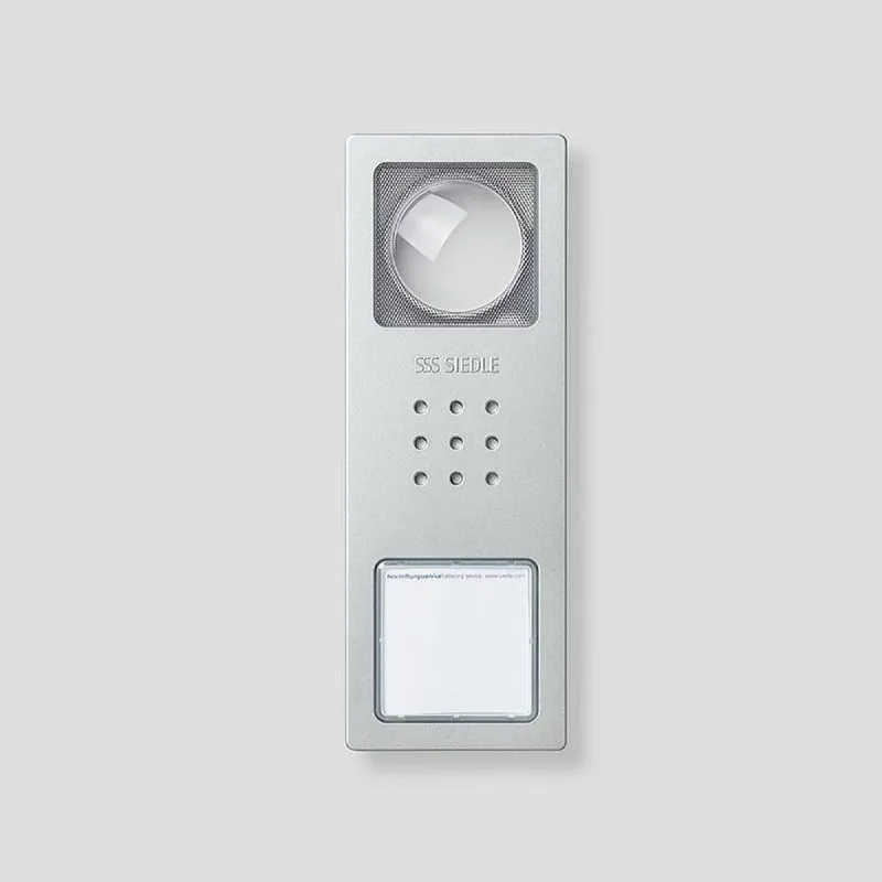 Siedle Gehäuse-Oberteil zu CV 850-1 BS brillantsilber 200029862-00