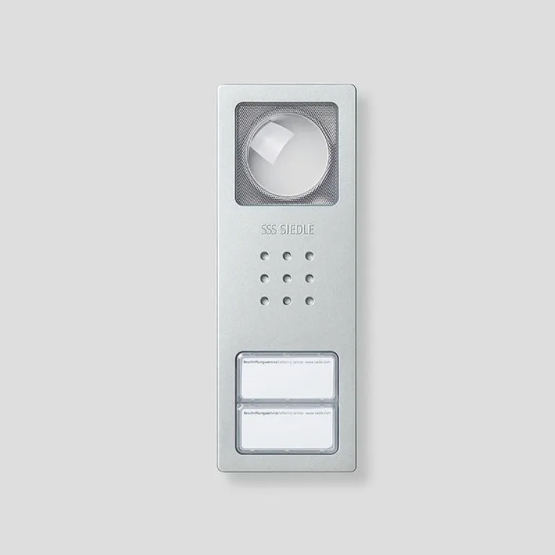 Siedle Gehäuse-Oberteil zu CV 850-2 BS brillantsilber 200029863-00