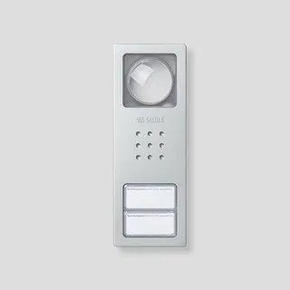Siedle Gehäuse-Oberteil zu CV 850-2 BS brillantsilber 200029863-00