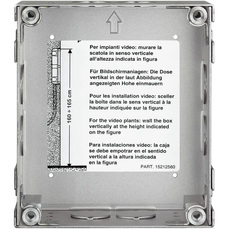 Bticino UP-Kasten 350110 Metall 1 Modul