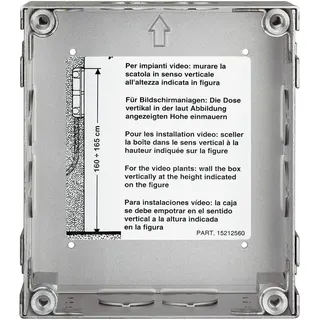 Bticino UP-Kasten 350110 Metall 1 Modul