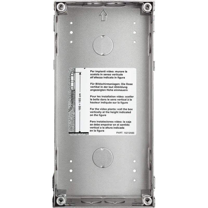 Bticino UP-Kasten 350120 Metall 2 Module
