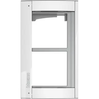 Bticino Abdeckrahmen 350222 + Modulträger 2M ALLWHITE