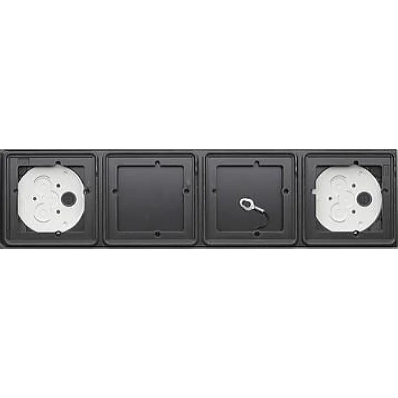 Gira AP-Gehäuse 5504910 4Module 1x4 Anthrazit