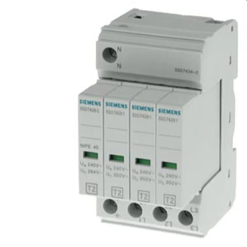 Siemens Überspannungsableiter T2 UN 240/400V UC 350/264V 5SD7424-2