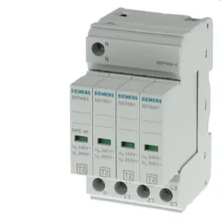Siemens Überspannungsableiter T2 UN 240/400V UC 350/264V 5SD7424-2