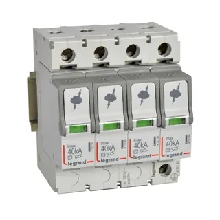 Legrand Überspannungsableiter 412243 SPD T2 40KA 4P 4M