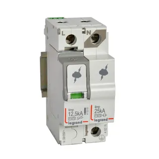 Legrand 412276 SPD T1+T2 12,5KA 1P+N NR+FM 2M