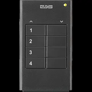 Jung KNX RF Funk-Handsender 4fach, anthrazit HS4RF