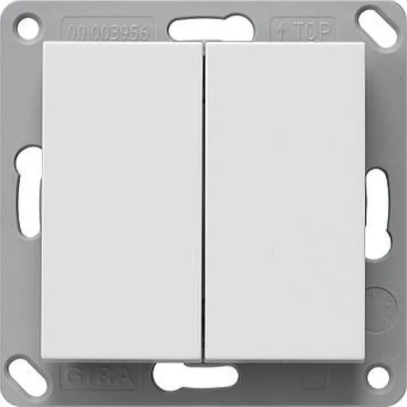 Gira Funkwandsender 242203 EnOcean 2fach System 55 reinweiss