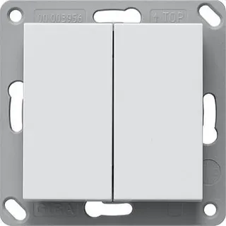 Gira Funkwandsender 242203 EnOcean 2fach System 55 reinweiss