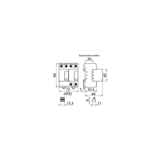 Dehn & Söhne Blitzstromableiter 971226 DEHNsecure DSE M2P 60FM