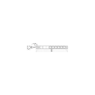 Dehn & Söhne Steckdosenleiste SFL PRO 6X 19" mit Überspannungsableiter und FI