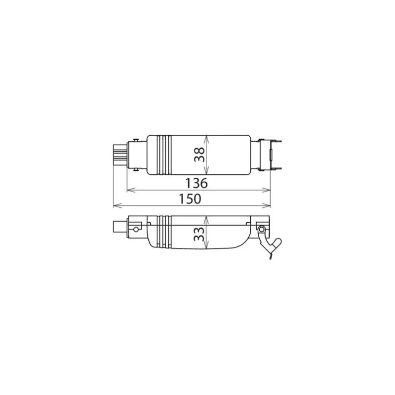 Dehn & Söhne Überspannungsableiter DEHNcord DCOR R 3P 275 Typ2