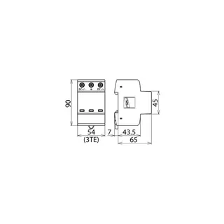 Dehn & Söhne Überspannungsableiter 950531 DEHNguard DG YPV SCI 600