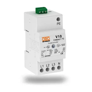 OBO Überspannungsschutzgerät V10 COMPACT-FS mit Fernsignalisierung