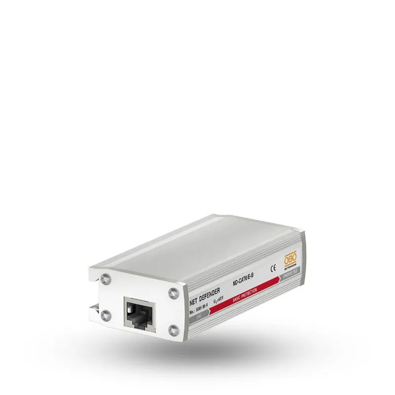 OBO Net Defender Basisschutz ND-CAT6/E-B für Klasse E/CAT6 58V silber