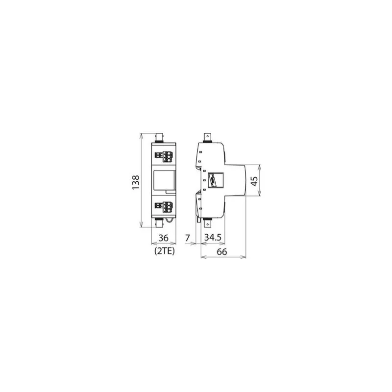 Dehn & Söhne Überspannungsableiter DEHNvario DVR BNC RS485 230