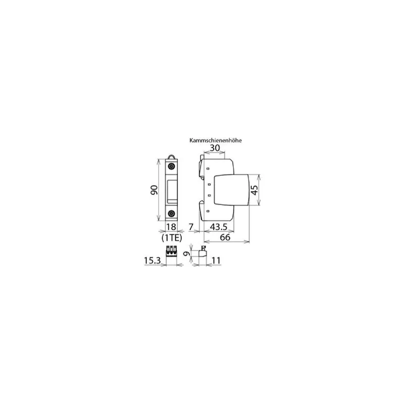Dehn & Söhne Überspannungsableiter 952095 DEHNguard S FM DG S 440 FM