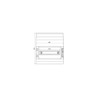 Dehn & Söhne AP-Gehäuse IGA12 IP65 für 12TE