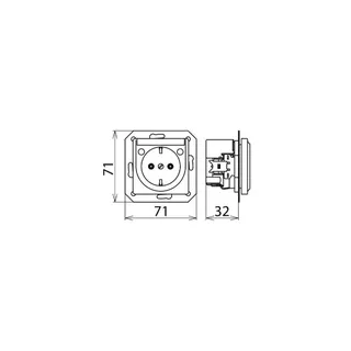 Dehn & Söhne Überspannungssteckdose 924335 NSM PRO TW