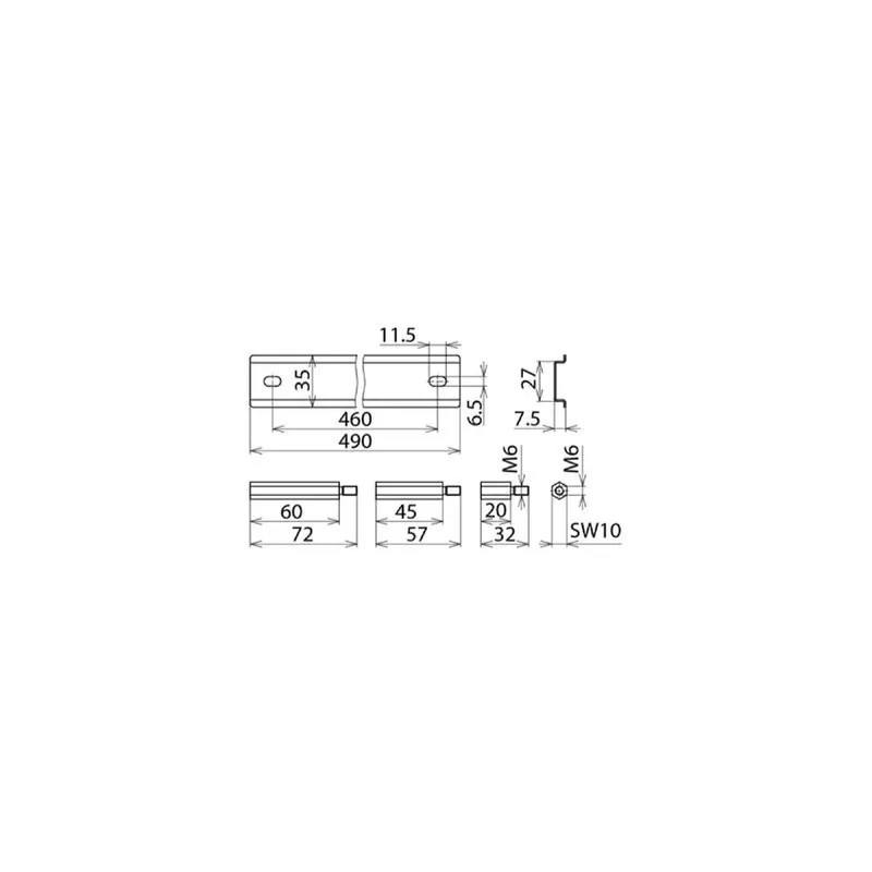 Dehn & Söhne Montageset 929199 DEHNpatch für Übersp.ableiter