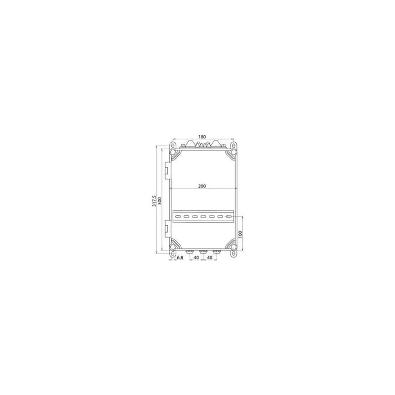 Dehn & Söhne AP-Gehäuse IGA10V2 IP54 200x300x132mm
