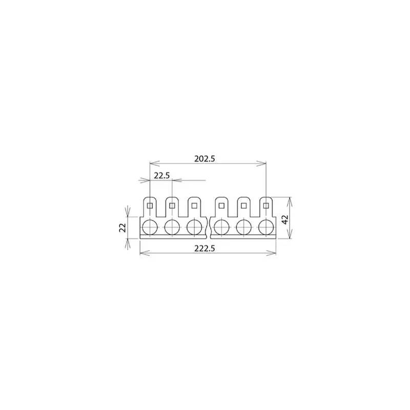 Dehn & Söhne Montage-Bügel 907995 MB2 10 LSA LSA-Plus-Technik 2