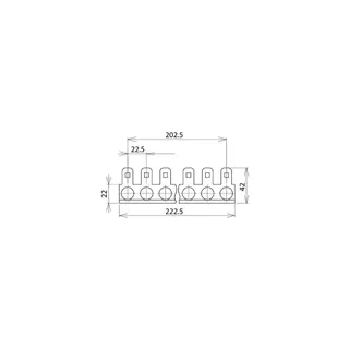 Dehn & Söhne Montage-Bügel 907995 MB2 10 LSA LSA-Plus-Technik 2