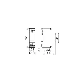Dehn & Söhne Überspannungsableiter 918411 BLITZDUCTOR BVT TC 1