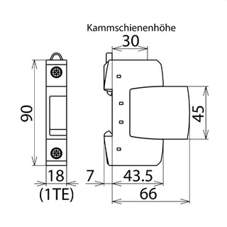 Dehn & Söhne Überspannungsableiter 952072 DEHNguard DG S 150 150V