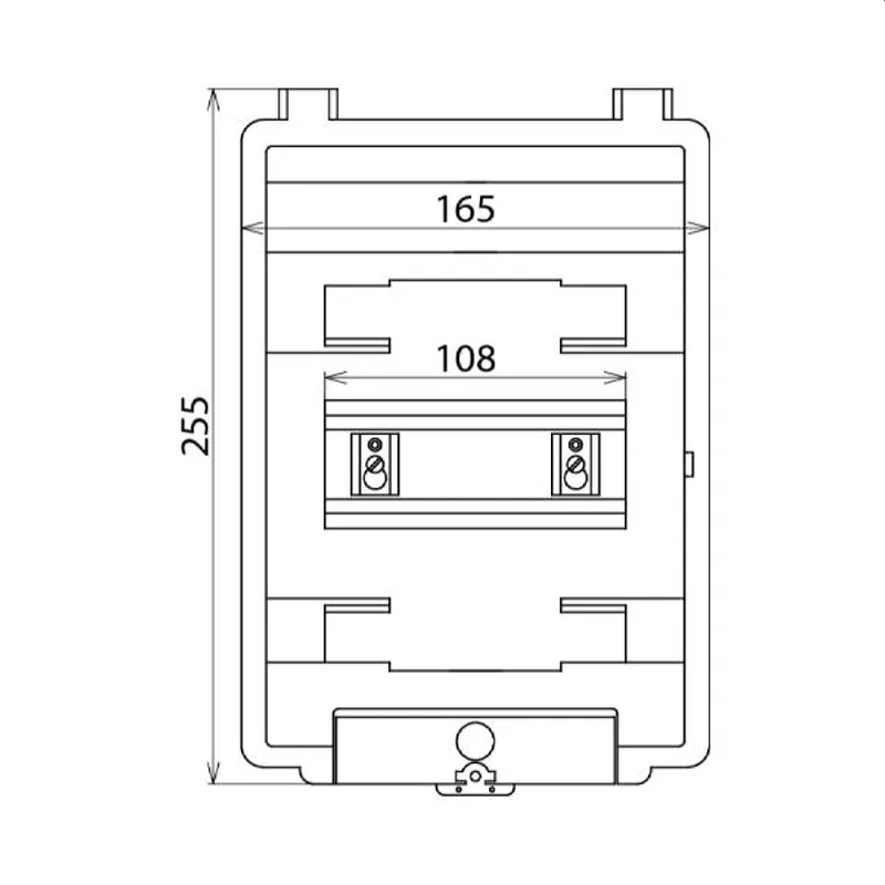 Dehn & Söhne Isolierstoffgehäuse 902485 IGA 6 IP54