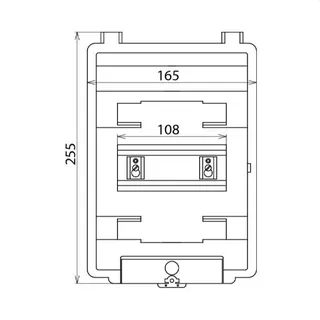 Dehn & Söhne Isolierstoffgehäuse 902485 IGA 6 IP54