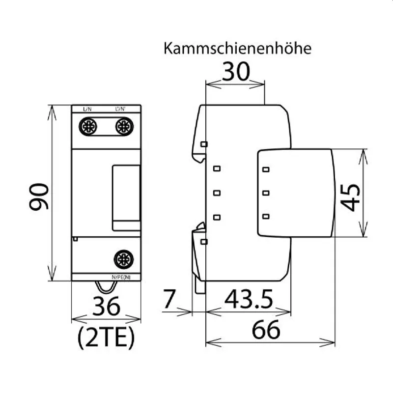 Dehn & Söhne Blitzstromableiter 961120 DEHNbloc DB M1 255 1polig