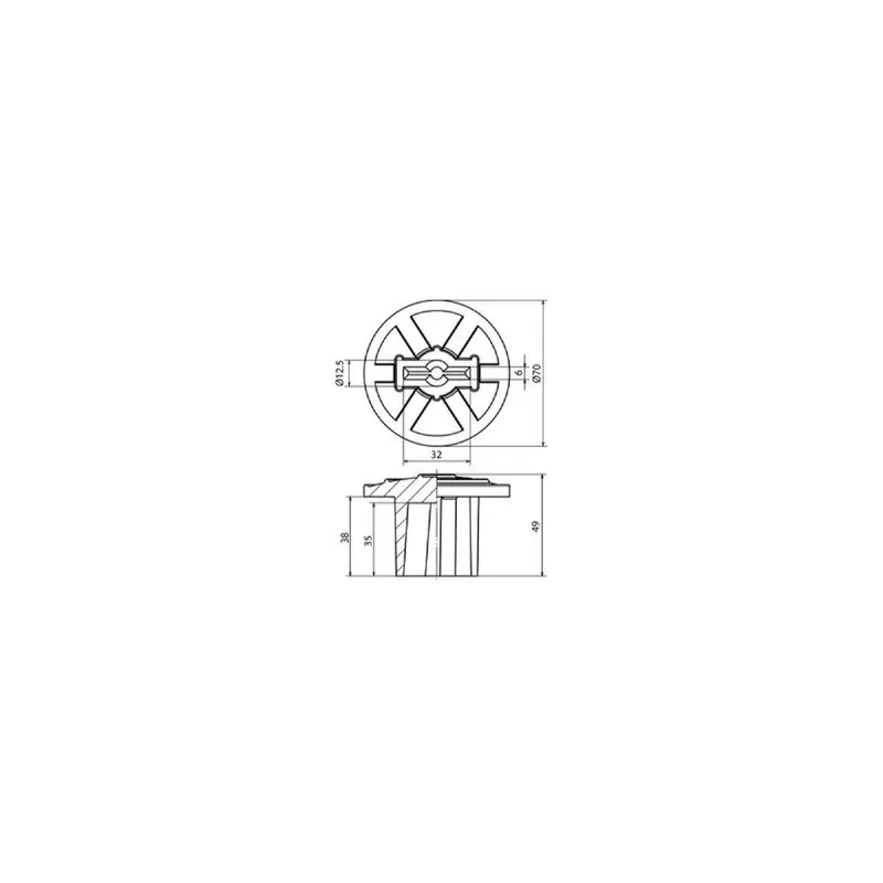 Dehn & Söhne Schutzkappe 478099 PVC f. Anschluss