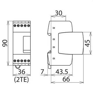 Dehn & Söhne Überspannungsableiter 953400 DEHNrail DRM 4P 255 4polig