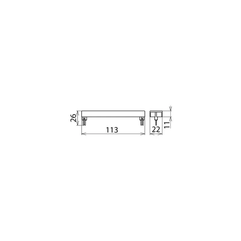 Dehn & Söhne Erdungsrahmen 907498 EF 10DRL für Überspannungsabl.