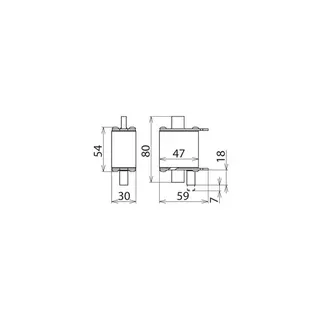 Dehn & Söhne Überspannungsableiter 900263 DEHN SPD V NH00 280 FM